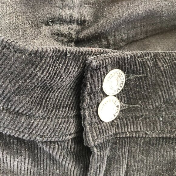 2 Steve & Barry's Classic Corduroy Womens Pants Size 10R Lot Of Two Black Flare - Picture 13 of 16